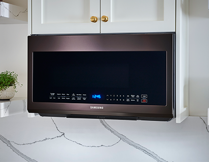 How to mount a Samsung microwave over your range