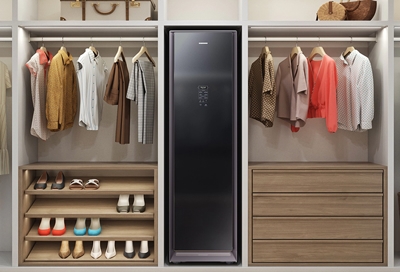 Samsung Airdresser in closet