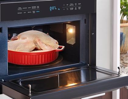 Replace a Samsung microwave's oven light or cooktop light