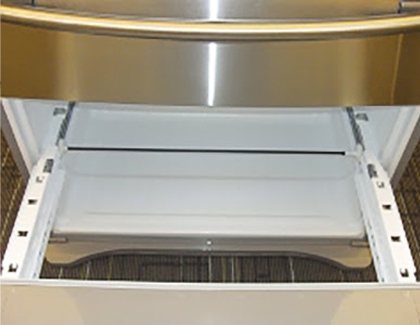 Index roller bar in place