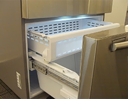 Freezer door open