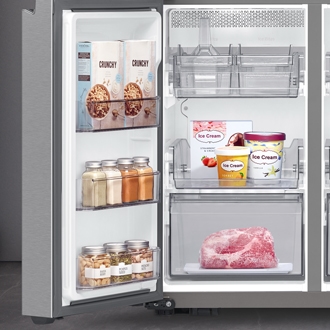 Reset the ice maker for cubed and Ice Bites 
