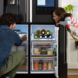 Samsung refrigerator or freezer doors will not close