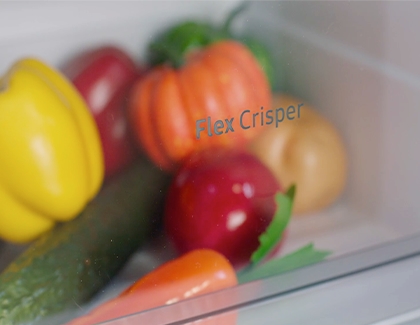Flex Crisper drawer with vegetables