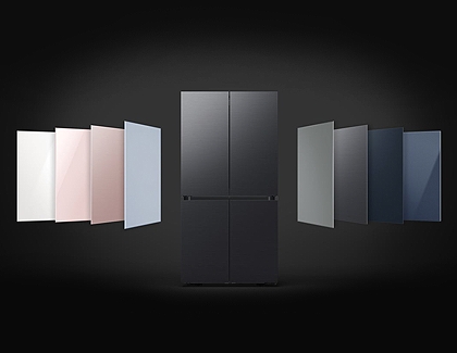 Different Panel colors on BESPOKE refrigerator