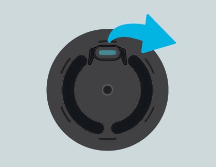Illustration of the small water supply wick being removed