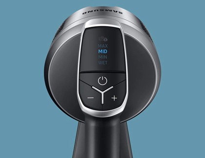 MID cleaning mode selected on Bespoke Jet Cordless Stick Vacuum