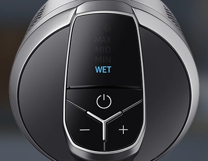 Wet cycle selected on a Jet Stick