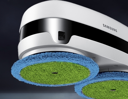 The Samsung Jetbot's Microfiber mop pad
