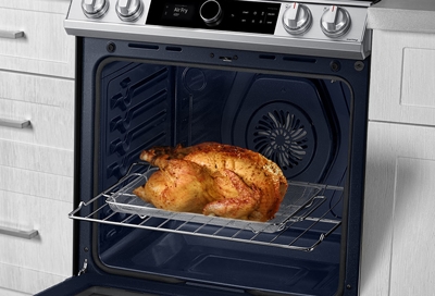 Air Frying the turkey on Samsung oven