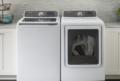 Samsung washing machine and dryer mid cycle