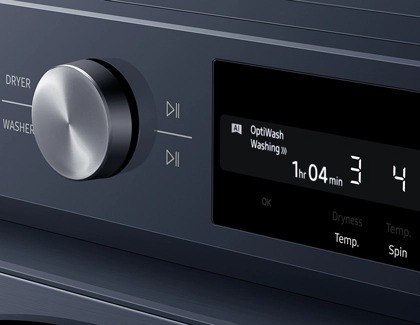 OptiWash cycle running on Samsung Washer
