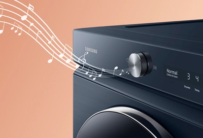 Adjust alarm sounds and chimes on your Samsung washer