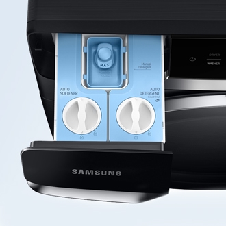 Auto dispenser refill message displays on Samsung washer