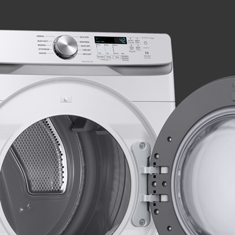 Samsung dryer turns on but will not start or spin