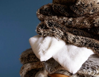 Faux fur coats