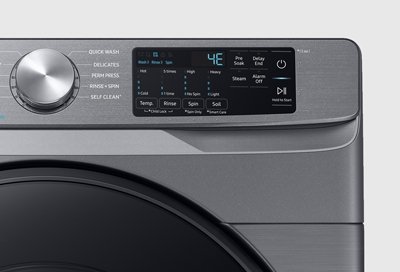 Resolve 4C or 4E error codes on your Samsung washing machine