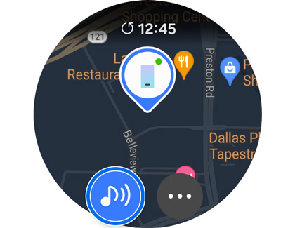 Ring icon highlighted on a Galaxy watch