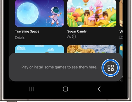 Apps icon highlighted on the bottom right of the screen