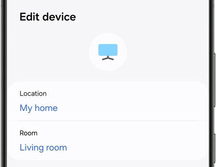 Edit device options in the SmartThings app