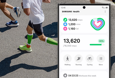 Sync your data in Samsung Health