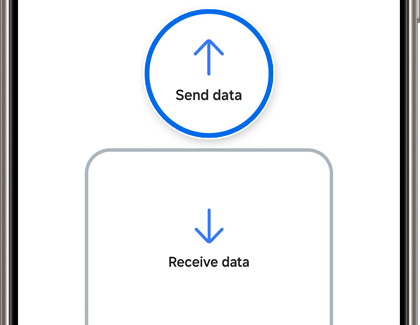 Send data highlighted