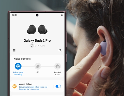 Galaxy buds2 pro using noise cancelling