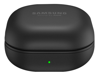 A closed charging case for Samsung earbuds