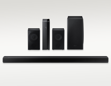 Connect wireless rear speakers to your Samsung soundbar for