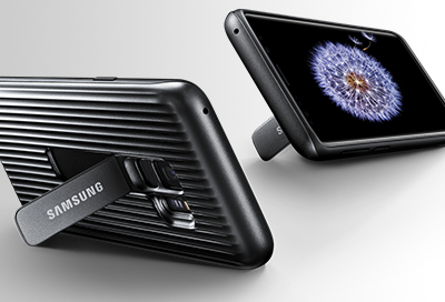 Samsung phone with a special case