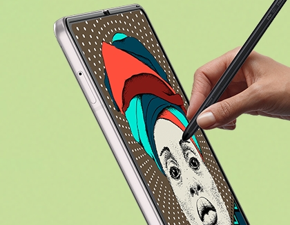 Fold S Pen drawing on Galaxy Z Fold3