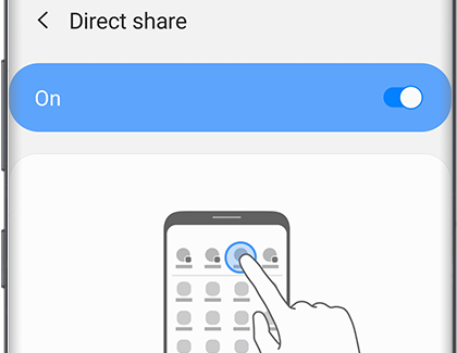 Функция direct share недоступна android