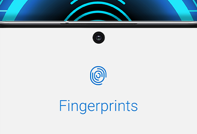 Fingerprint screen on Note10