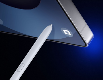 The Galaxy S25 Ultra with the S Pen.