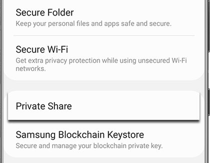 Private Share highlighted in Biometrics and security