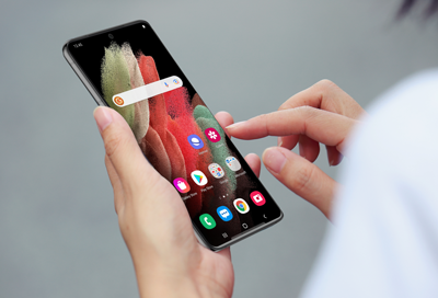 A Samsung phone having touchscreen problems