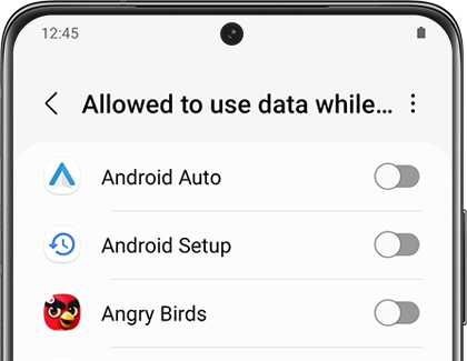 Manage data usage on your Galaxy phone