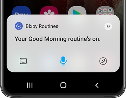 Bixby Routines executing a command