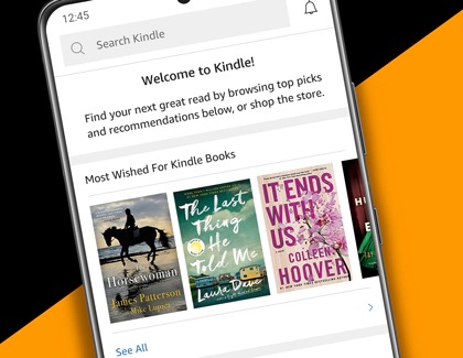 Amazon Kindle app screen