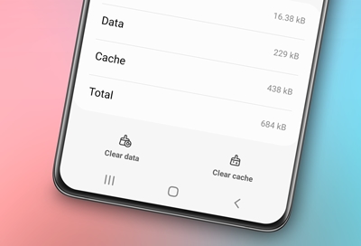 Clear the app cache and data on your Galaxy phone