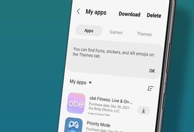 Manage apps on your Galaxy phone or tablet