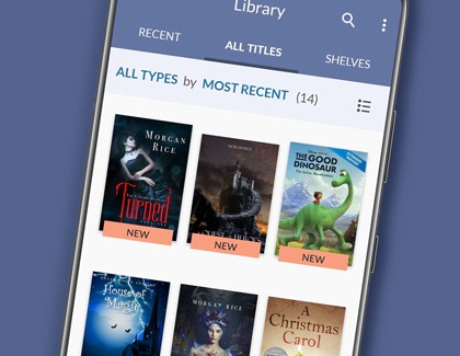 Nook app screen