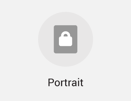 Portrait mode on Samsung phone