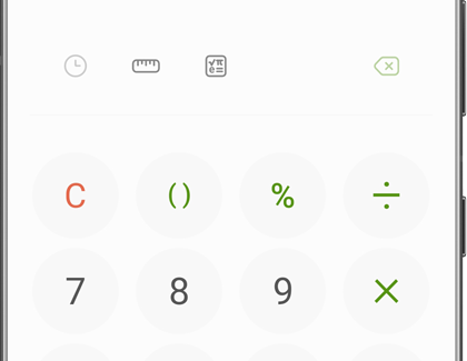 Calculator App screen