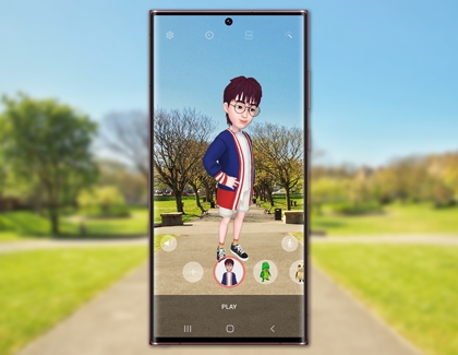 AR Emoji play on Galaxy S22 ultra