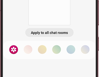 List of options to customize chat rooms