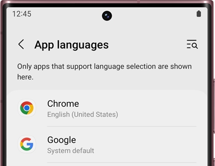 App languages Setting