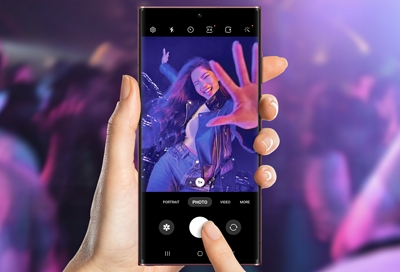 Use the Camera app on the Galaxy S22 series