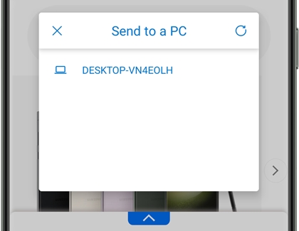 Send Link to Windows on Galaxy phone