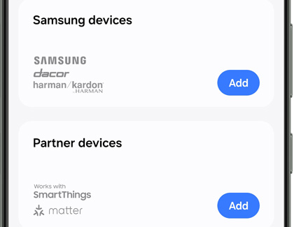 Add device screen with By device type tab highlighted